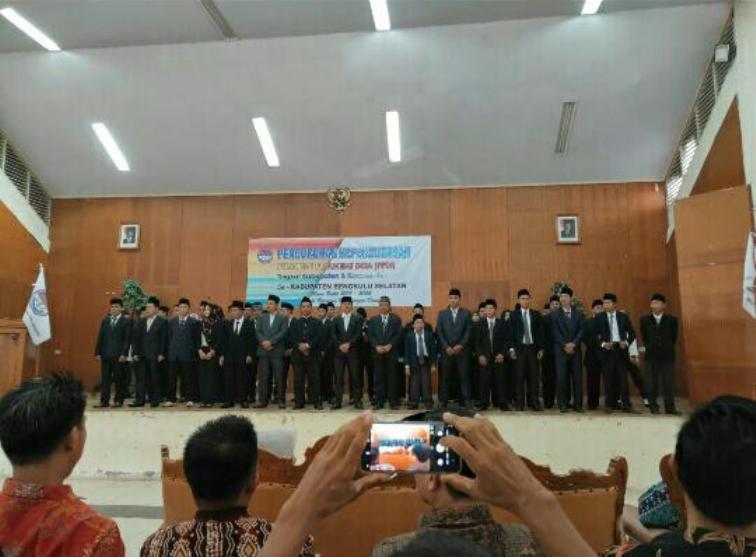 Pengurus PPDI Kabupaten dan Kecamatan Se-Kabupaten Bengkulu Selatan Dikukuhkan