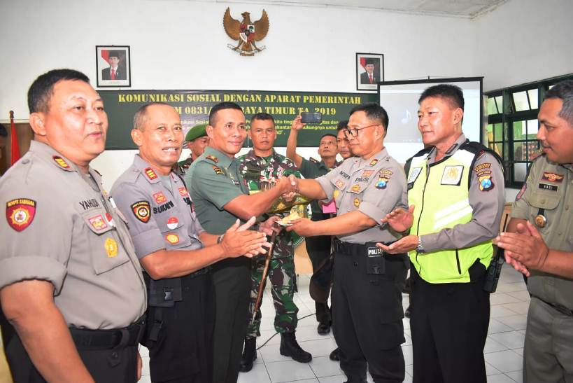 Ciptakan Sinergitas, Letkol Inf La Ode Komsos dengan Aparat Pemerintah