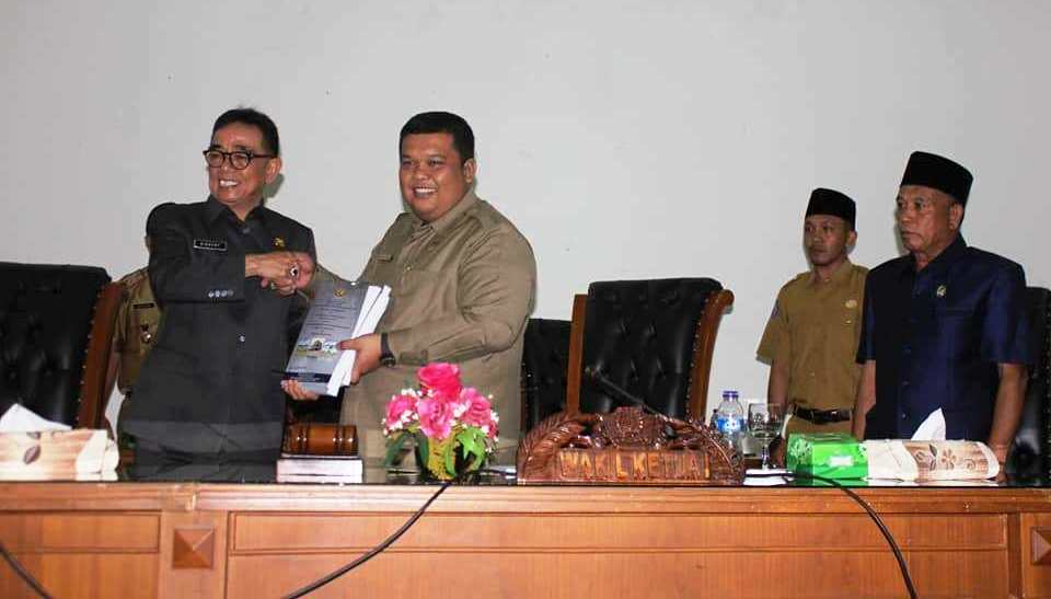 Paripurna DPRD Kepahiang, Penyampaian LHP BPK RI atas LKPD Kepahiang T.A 2018