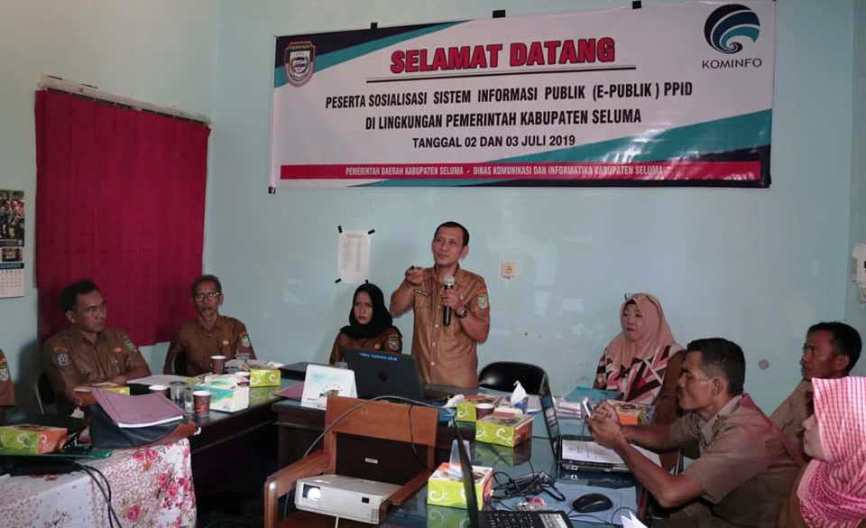 Tingkatkan KIP, PPID Seluma Sosialisasi Sistem E-Publik