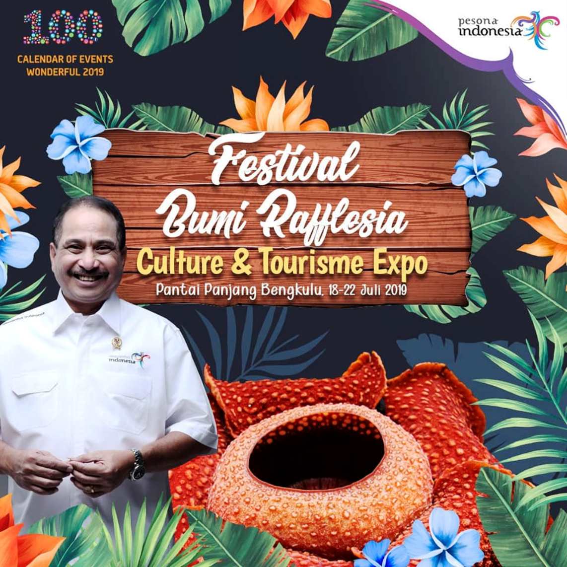 Festival Bumi Rafflesia 2019, Menpar Targetkan Bengkulu Sebagai Transit City