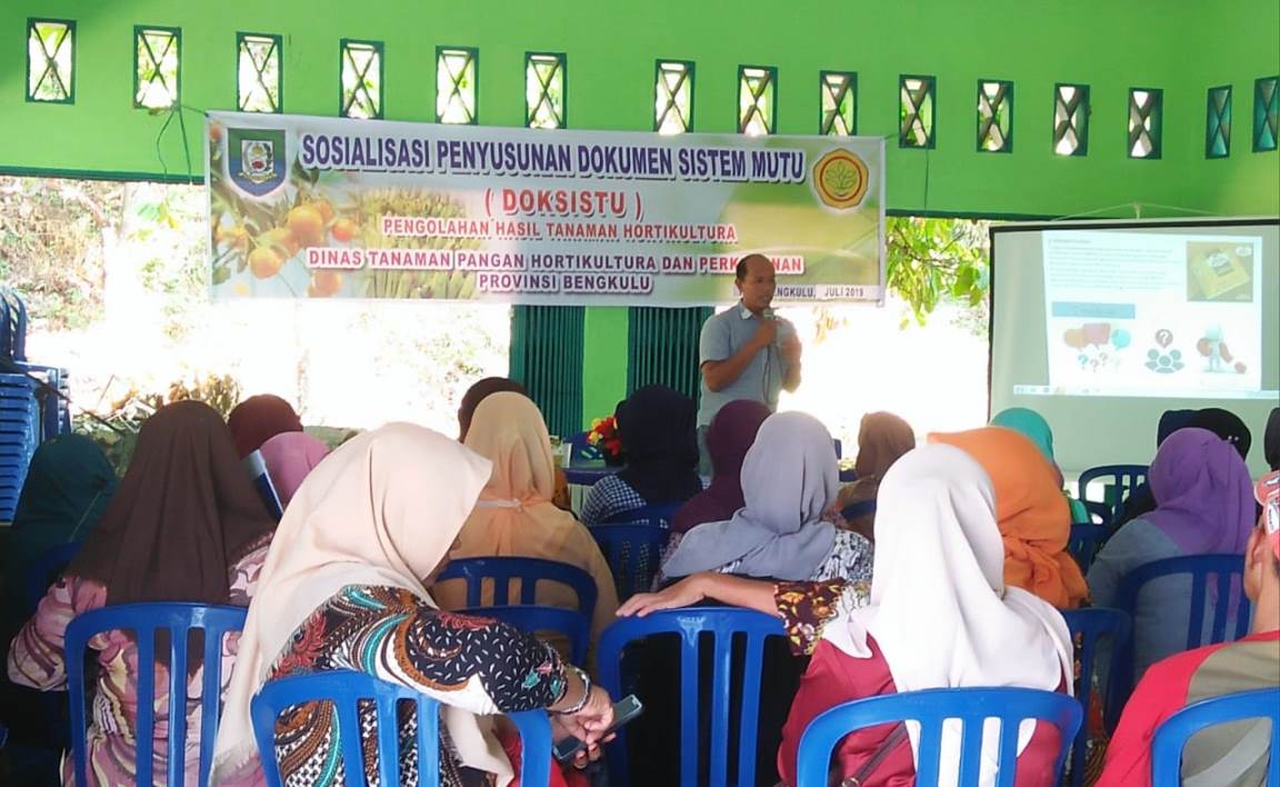 DTPHP Provinsi Bengkulu Gelar Sosialisasi DOKSISTU