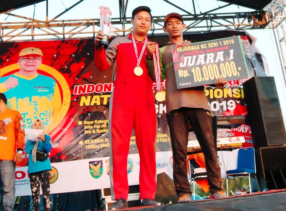 Offroader Muda Bengkulu, Juarai Kejurnas IOFNC 2019