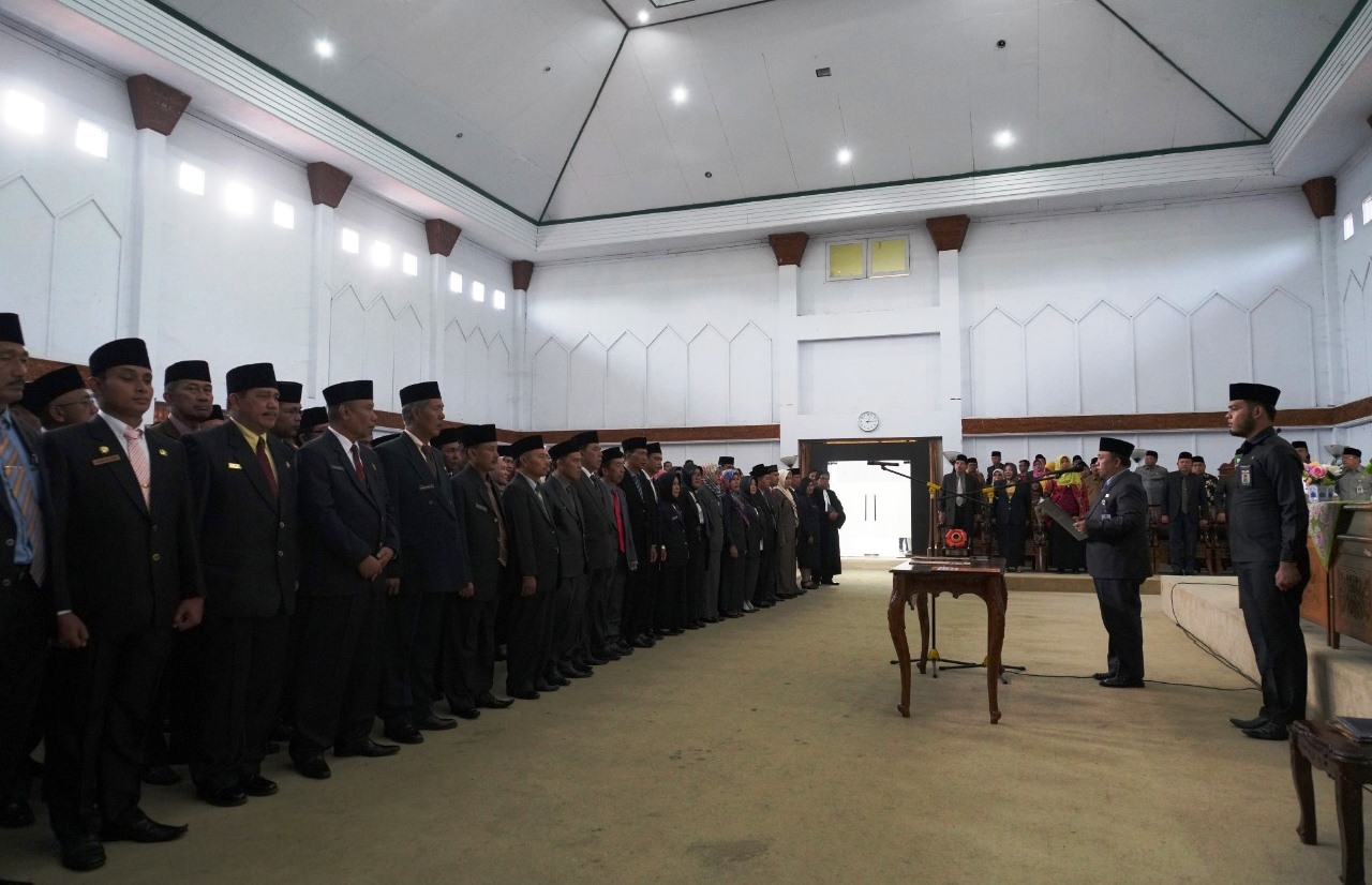 390 ASN Eselon III dan IV Pemprov Bengkulu Dirotasi