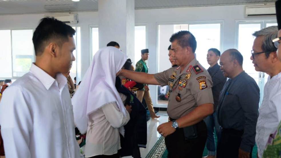 Hadiri Pelepasan Mahasiswa KKN, Kapolda Bengkulu Berikan Motivasi