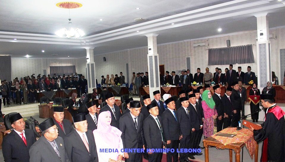 Anggota DPRD Lebong Periode 2019-2024 Resmi Dilantik