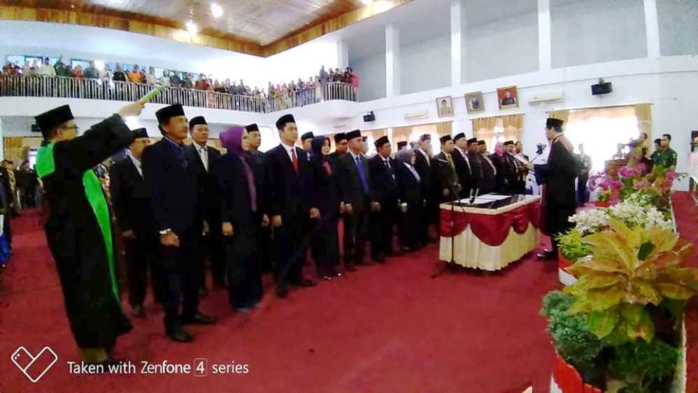 Anggota DPRD Seluma Periode 2019-2024 Resmi Dilantik