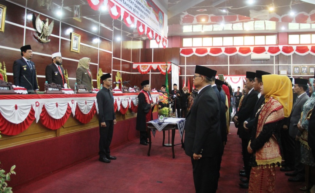 Resmi Dilantik, Berikut Daftar Lengkap Anggota DPRD Kota Bengkulu Periode 2019–2024