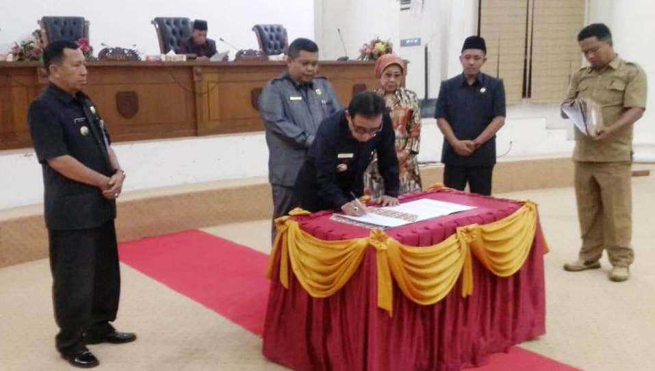 Nota Kesepakatan KUA dan PPAS Perubahan APBD Kepahiang TA 2019 Ditandatangani