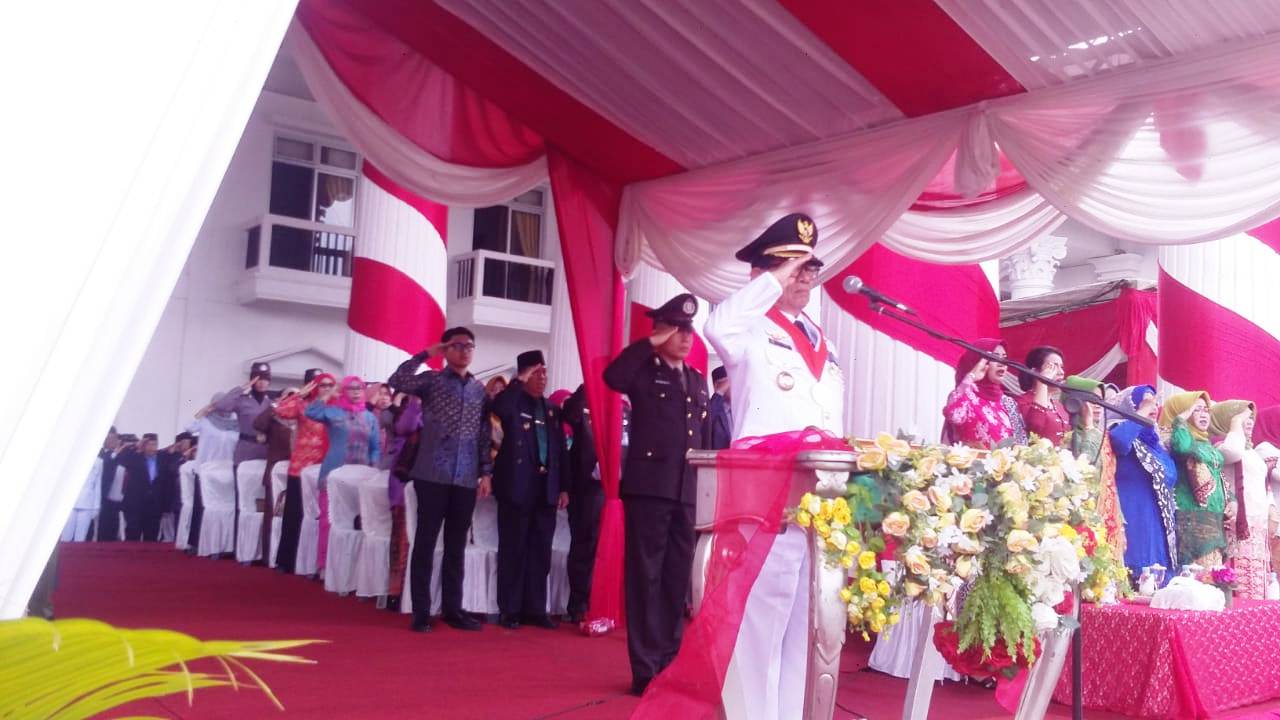 Upacara HUT RI Ke 74, Bupati Kepahiang Ajak Generasi Muda Kenang Jasa Pahlawan