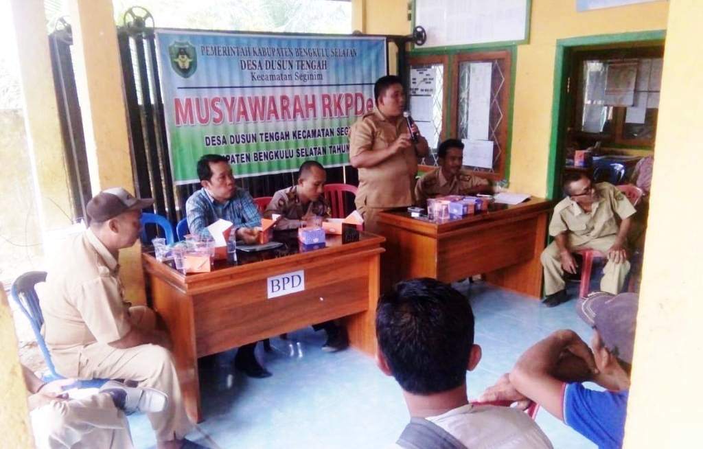 Penetapan RKPDes 2020, Pemdes Dusun Tengah Gelar Musdes