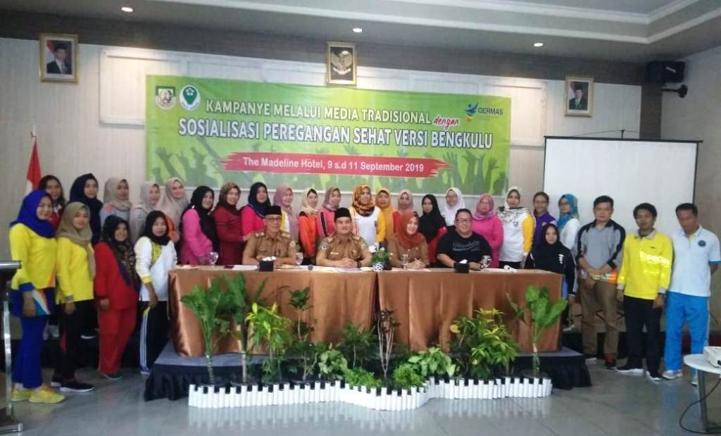 Germas, Dinkes Prov Kampanye Melalui Media Tradisional