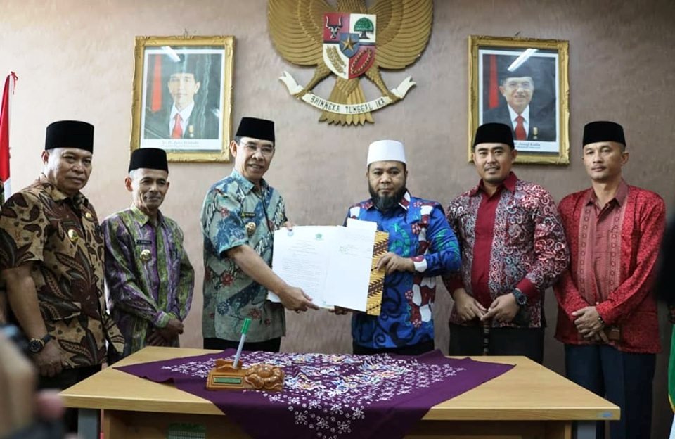 Wujudkan Pemerintahan Bahagia dan Religius, Kota Bengkulu MoU dengan Rejang Lebong