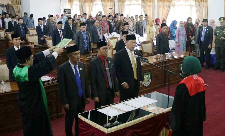 Pimpinan DPRD Seluma 2019-2024 Resmi Dilantik, Ini Harapan Bundra