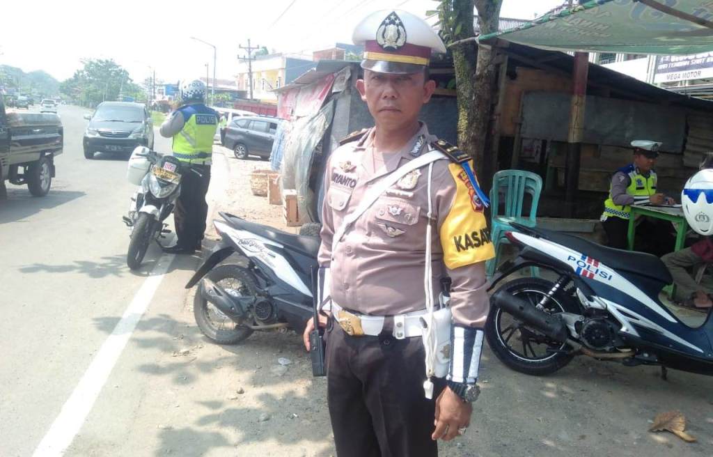 Operasi Patuh Nala, Kanit Lantas Berikan Himbauan