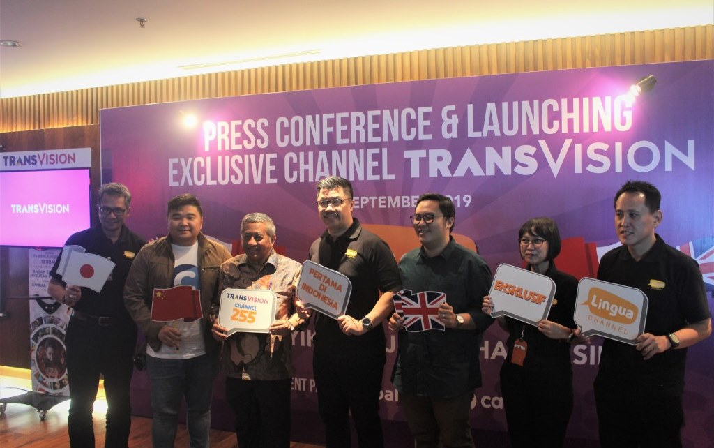 Perkenalkan Channel Lingua, Transvision Dukung Mutu Pendidikan Anak Indonesia