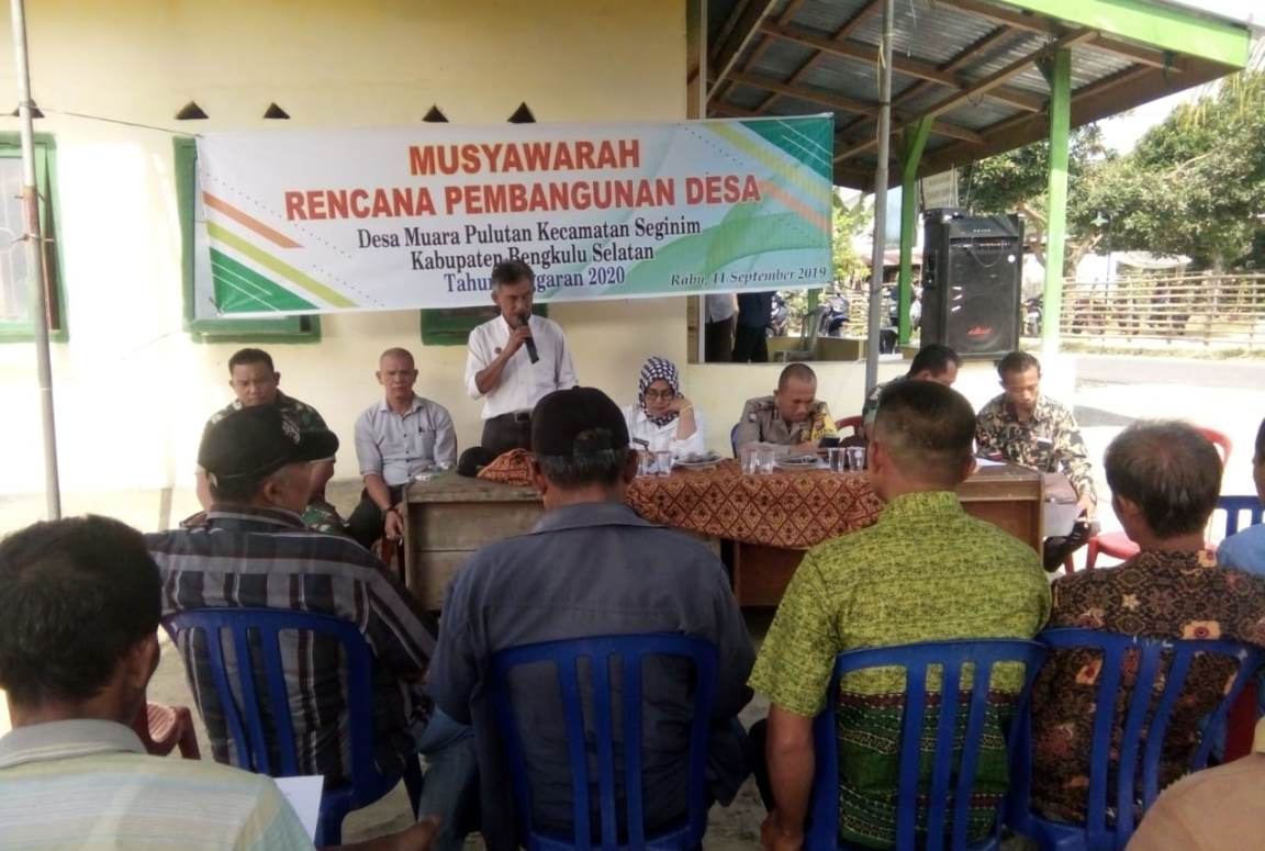 Tampung  Aspirasi Masyarakat, Pemdes Muara Pulutan Gelar Musrembang Desa