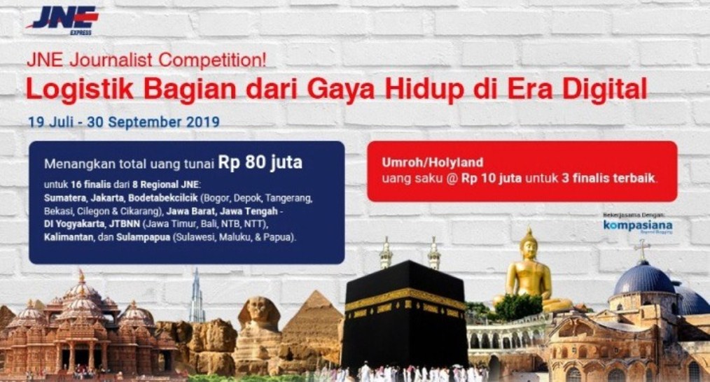 JNE Bersama Kompasiana Gelar Journalist Competition 2019