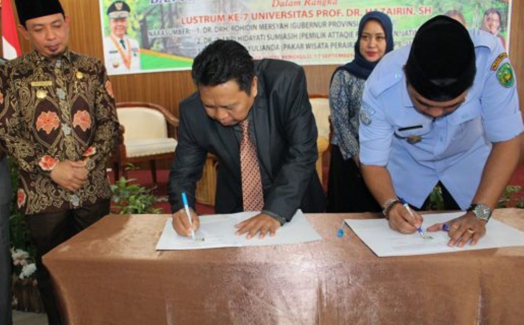 Kembangkan Ekowisata, DKP Kota Bengkulu MoU dengan Unihaz