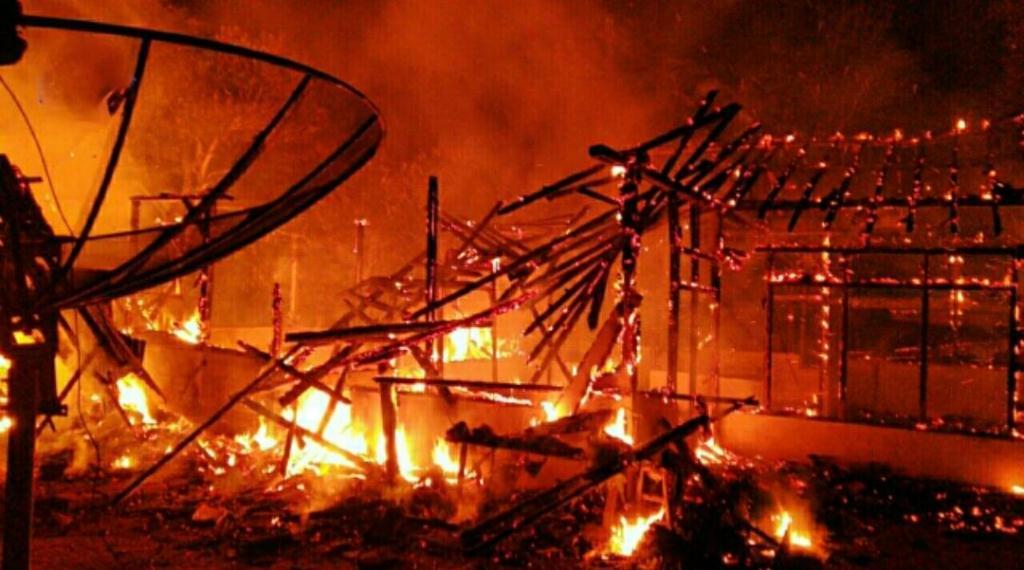 Rumah Pedagang Sayur di Bengkulu Utara Ludes Terbakar