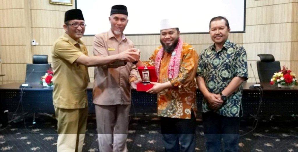 Konsisten Peduli Umat, Walikota Bengkulu MoU dengan Walikota Padang