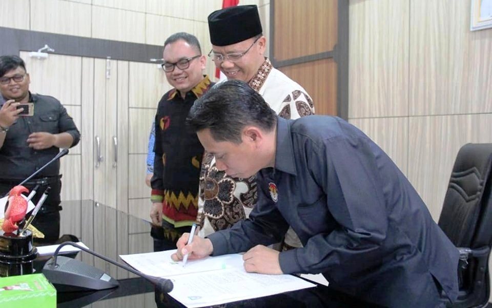 Penandatanganan NPHD, Pilkada Serentak di Provinsi Bengkulu Segera Dimulai