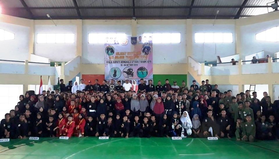 Ratusan Pesilat Bertanding di Kejurkab Piala Bupati Bengkulu Utara 2019