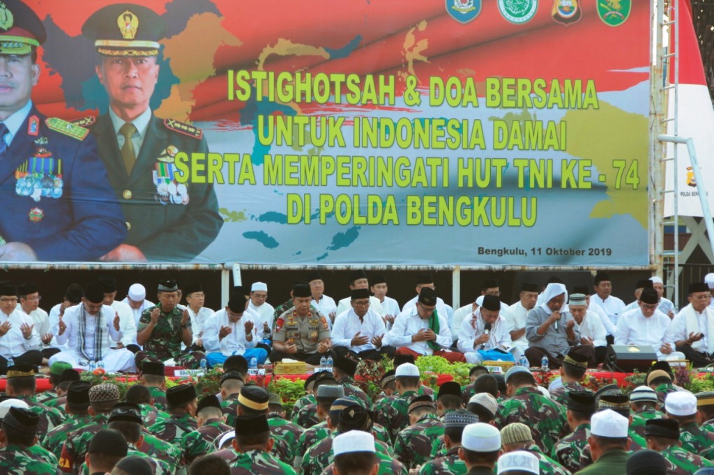 Wujudkan Indonesia Damai, Bengkulu Gelar Istighotsah