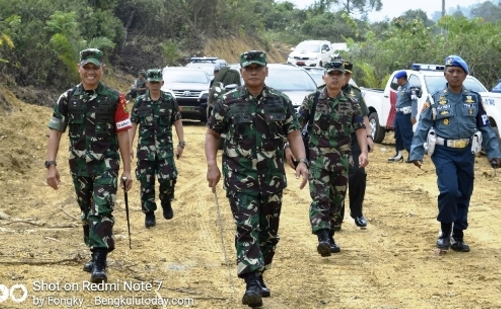 Tim Wasev Tinjau Lokasi Pelaksanaan TMMD di Bengkulu Selatan
