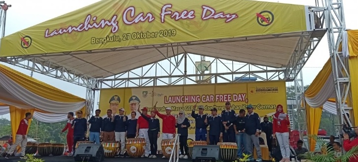 Ciptakan Masyarakat Sehat, Pemprov Bengkulu Launching Car Free Day