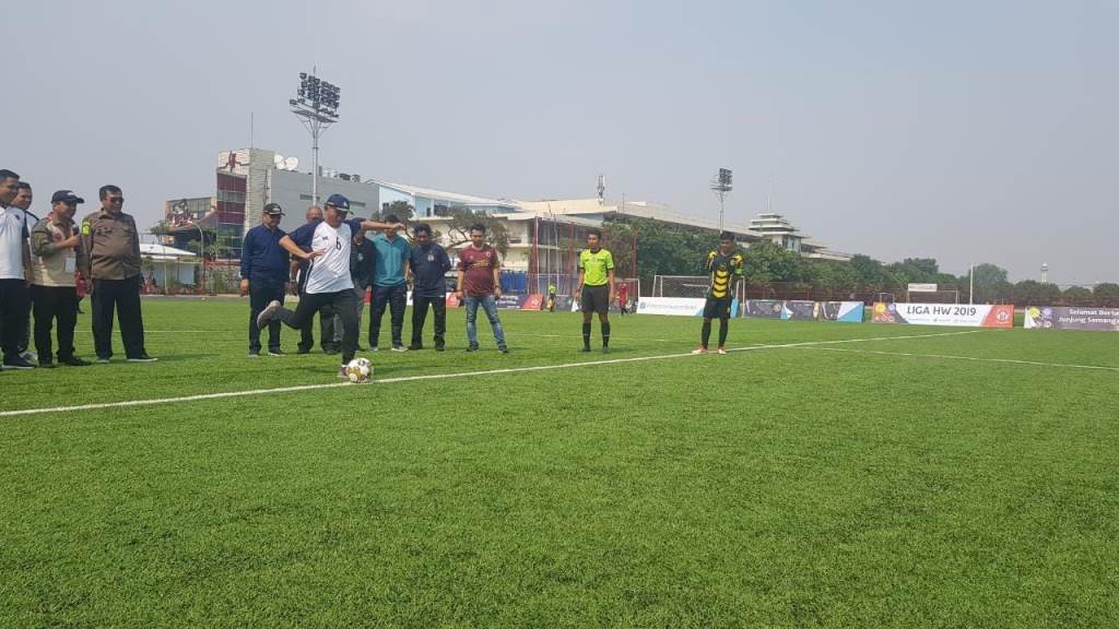Kick Of Liga HW, Cak Nanto: AMM Siap Dukung Percepatan Pembangunan Persepakbolaan Nasional
