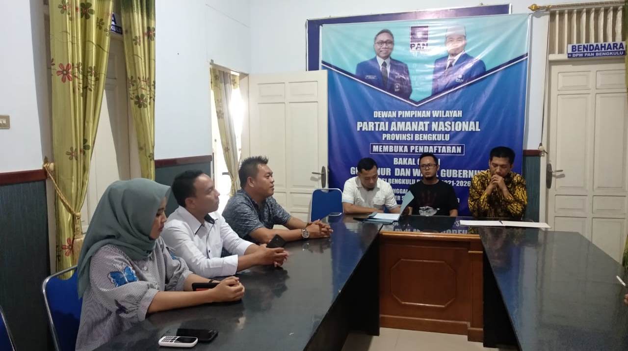 Dua Balon Gubernur Bengkulu Daftar ke PAN