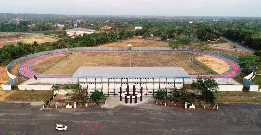 Sukseskan Pertandingan Sepak Bola Porwil Sumatera di Stadion Padang Panjang