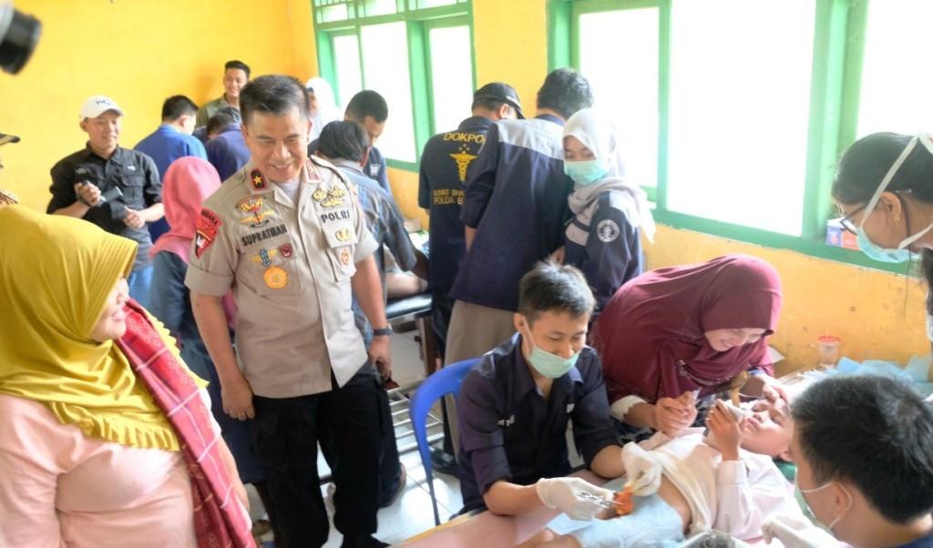 Peduli Kesehatan Masyarakat, Polda Bengkulu Gelar Bakti Sosial Kesehatan