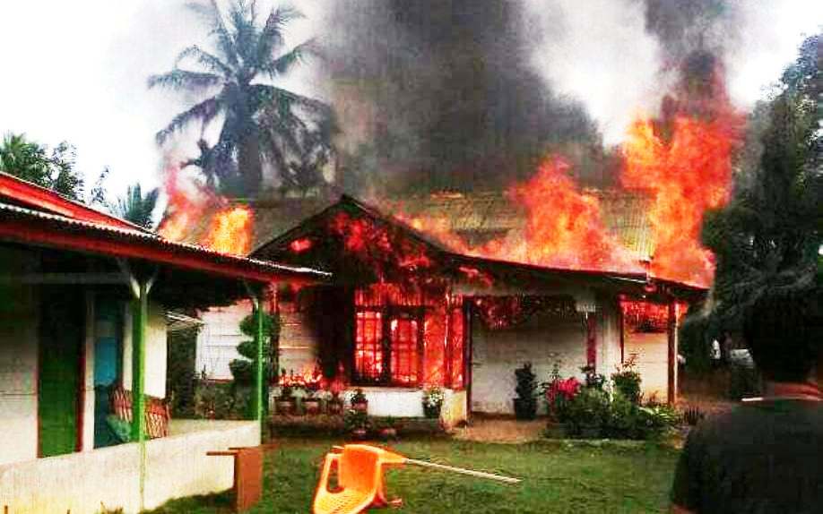 Ditinggal ke Kebun, Rumah Warga di Bengkulu Utara Dilahap Si Jago Merah