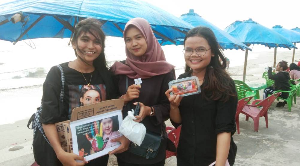 Peduli Difabel, Mahasiswa UNIB Gelar Aksi Sosial