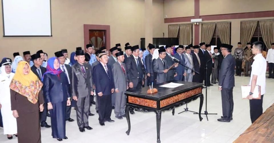 Pemkot Bengkulu Kembali lakukan Mutasi Pejabat Eselon II, III dan IV