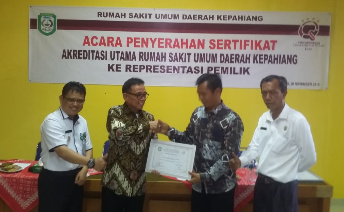 RSUD Kepahiang Raih Akreditasi Utama