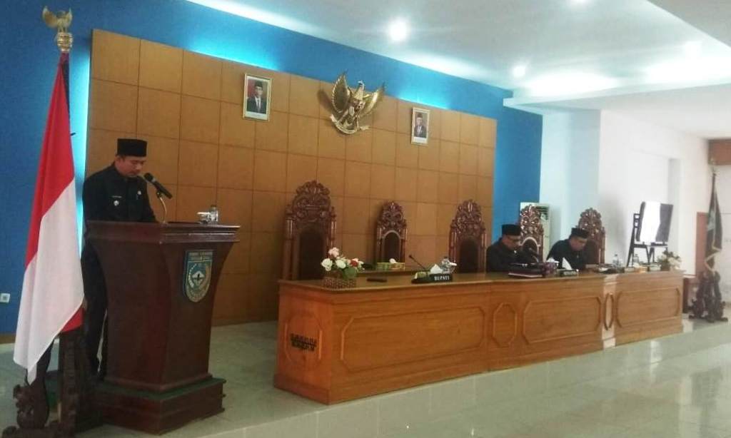 DPRD BU Gelar Paripurna Penyampaian Nota Pengantar Raperda Perubahan APBD 2019