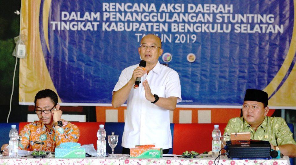 Bupati Gusnan Ingatkan Cegah Stunting Sejak Dini