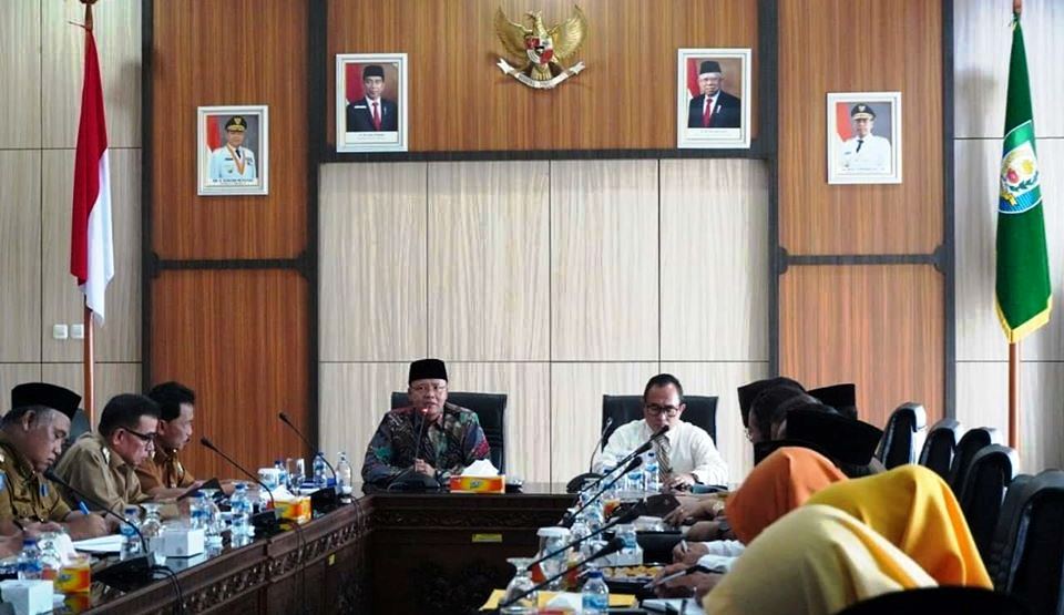 Pimpin Rakor TPID, Gubernur Rohidin Pastikan Inflansi 2020 Terkendali