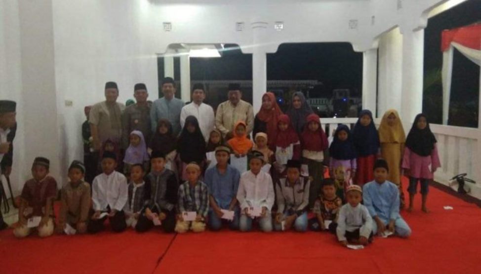 Sambut Tahun Baru 2020, Pemkab BU Santuni Anak Yatim