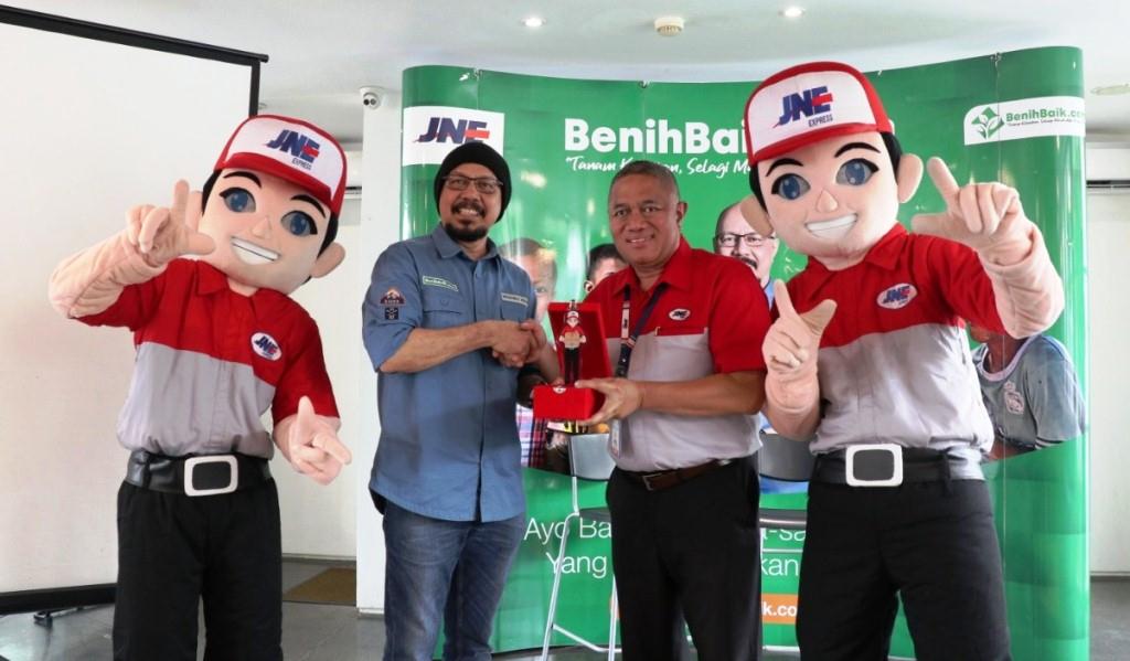 BenihBaik.com Kerjasama dengan JNE