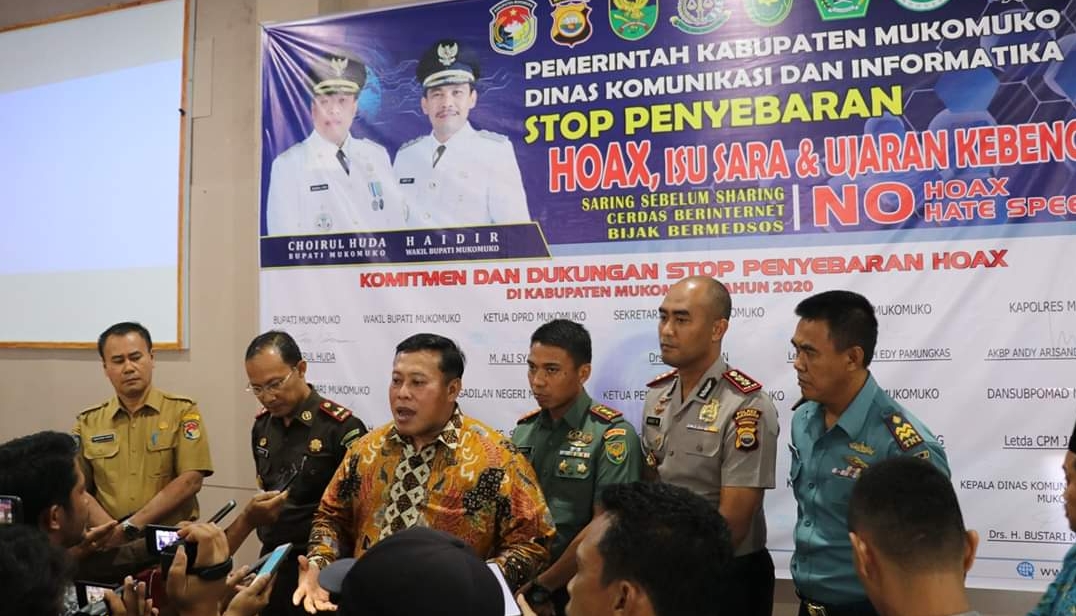 Bupati Huda Ajak Masyarakat Mukomuko Bijak Bermedsos