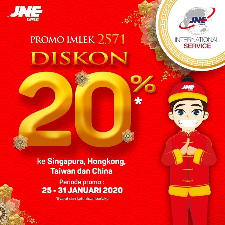 Angpao JNE Meriahkan Imlek 2571