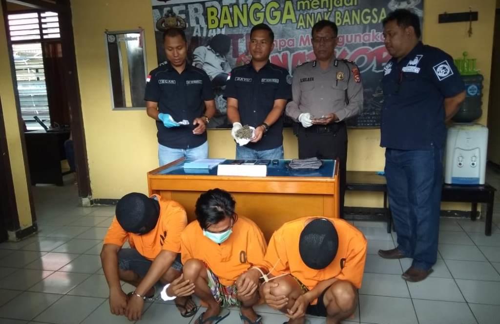 3 Orang Pengedar Narkoba Diamankan, Barang Diduga Berasal dari Lapas Bengkulu