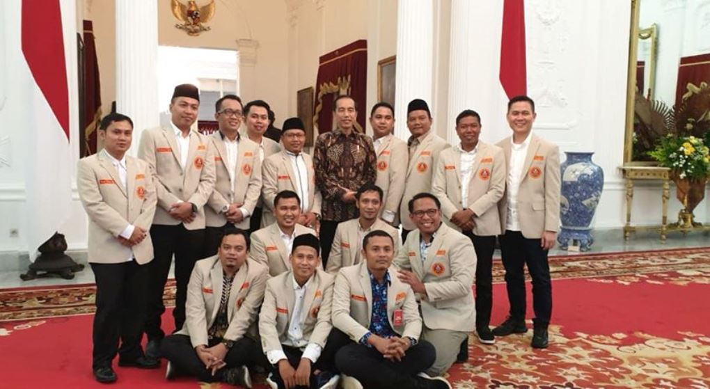 PP Pemuda Muhammadiyah Silahturahmi Kebangsaan dengan Presiden Jokowi