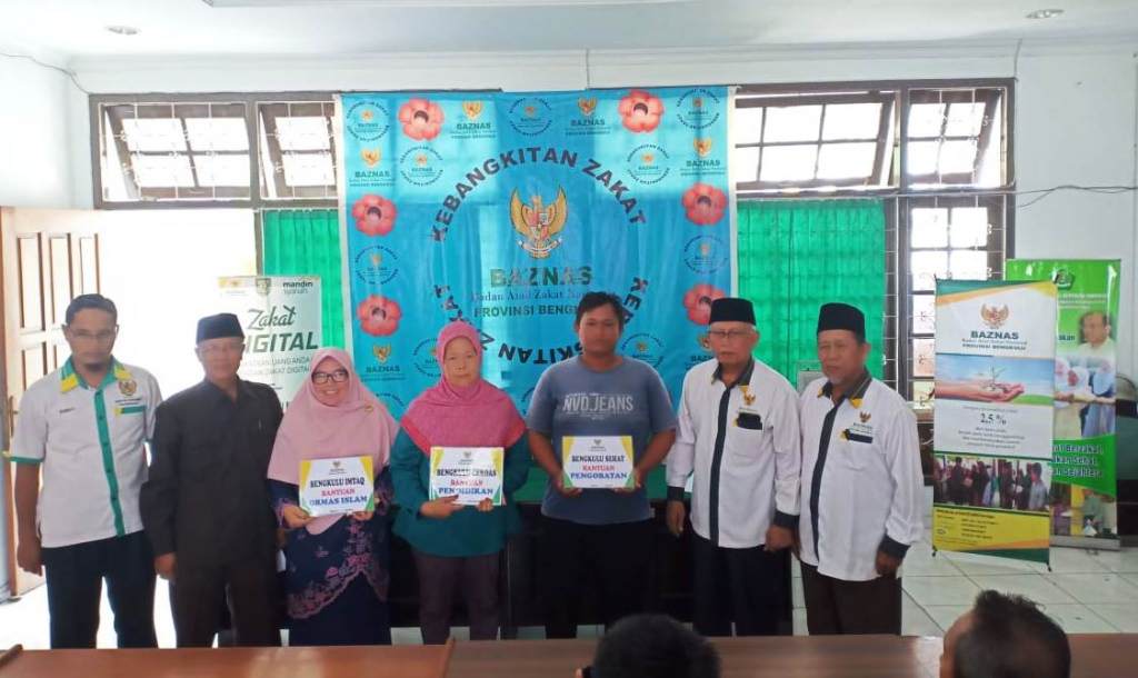 Baznas Provinsi Bengkulu Salurkan ZIS kepada Mustahik