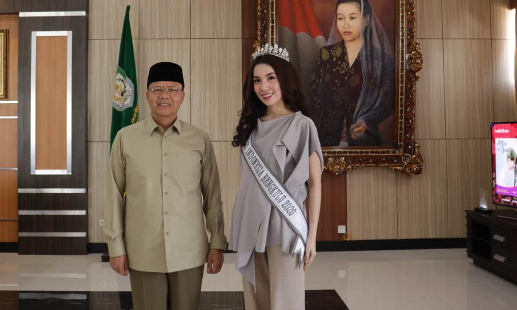 Belinda Pritasari Pamitan ke Gubernur Rohidin