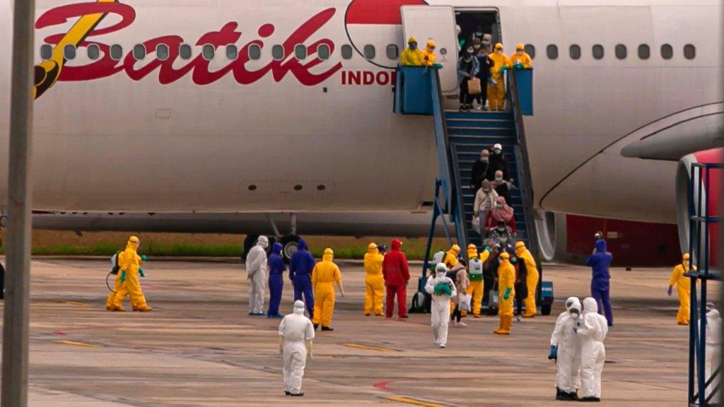 Evakuasi Wabah Virus Corona:  238 WNI Dipulangkan, 3 Orang Gagal Screening